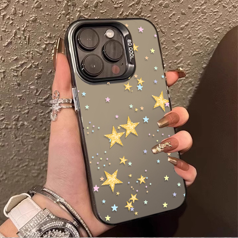 Phone Cases Xiaomi - Colorful Star Pattern Matte Hard Case