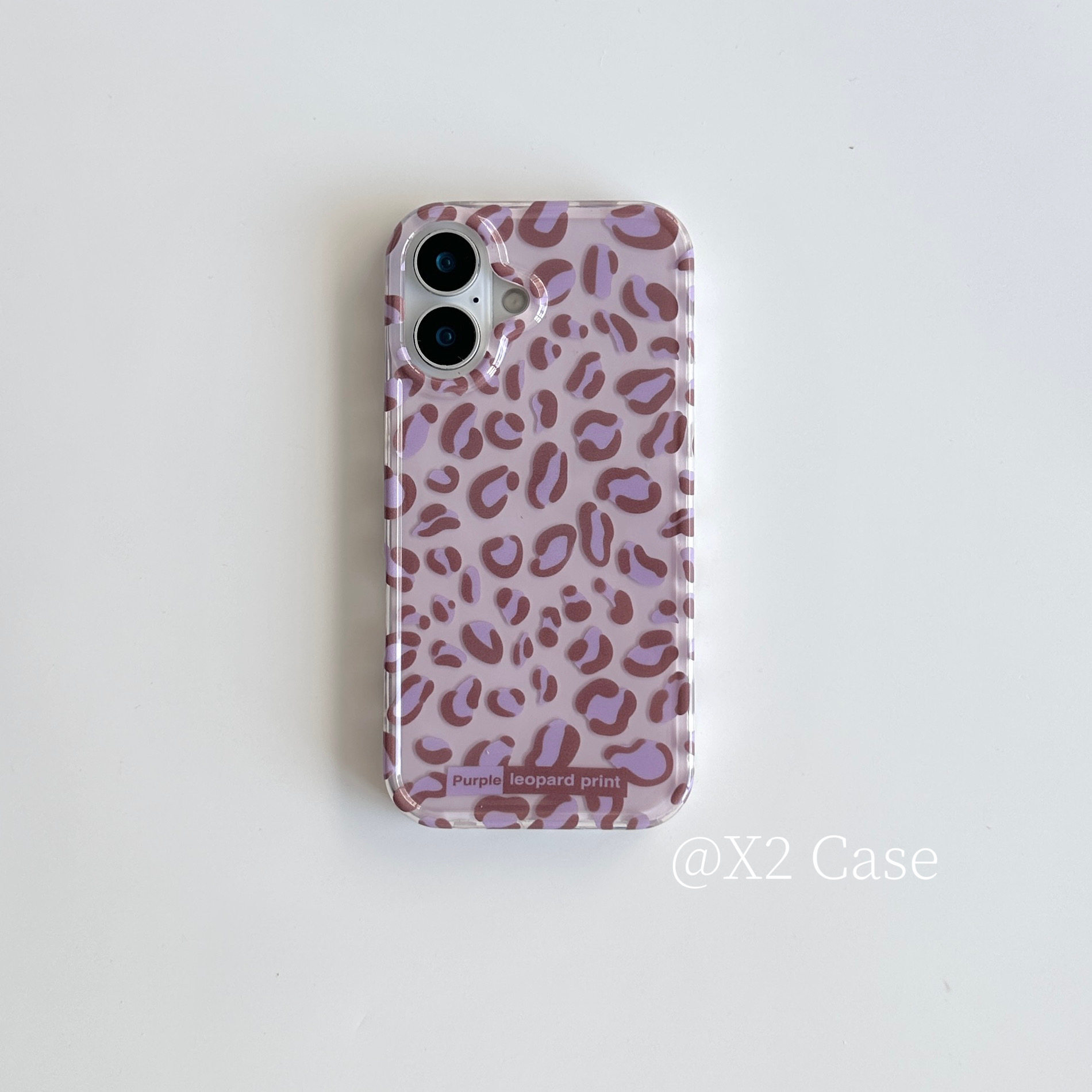 Phone Cases For Girls - Ins Spicy Girl Style Light Purple