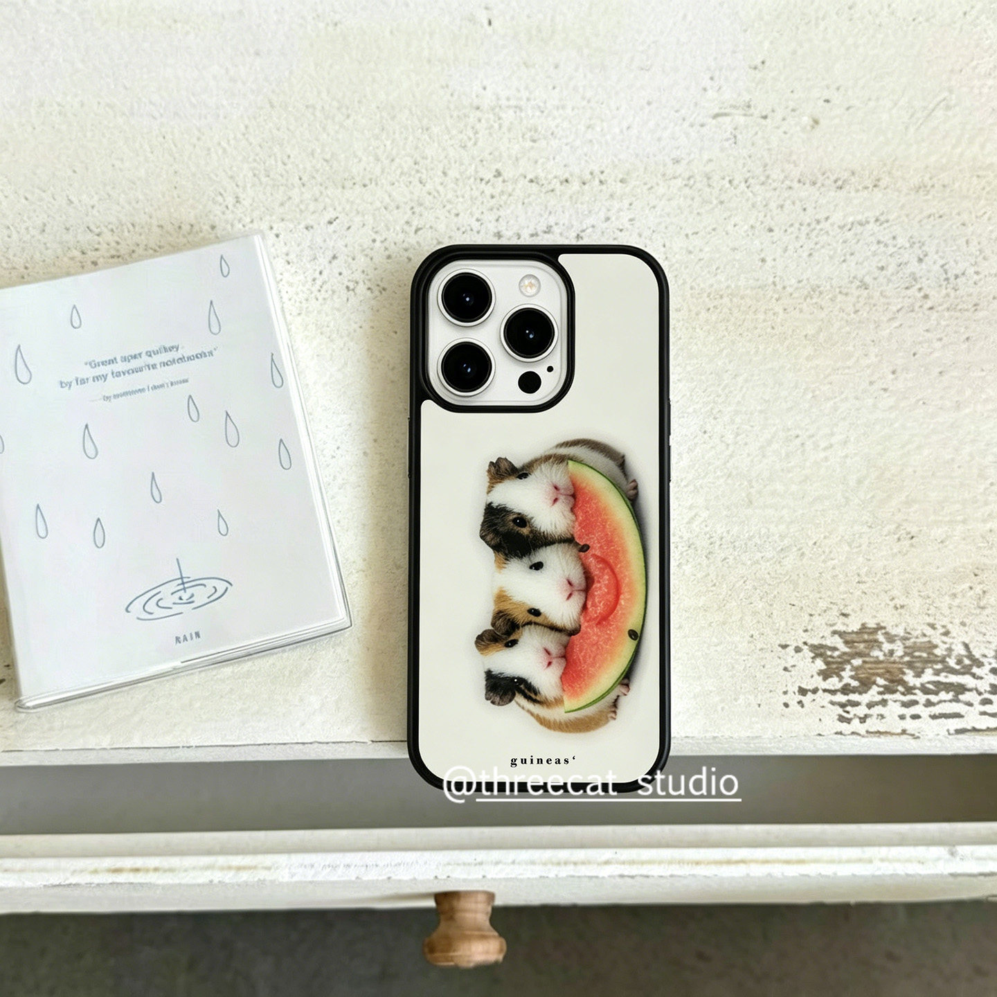 Korean Ins Guinea Pig Eat Wate - Phone Cases Korea 评论和价格