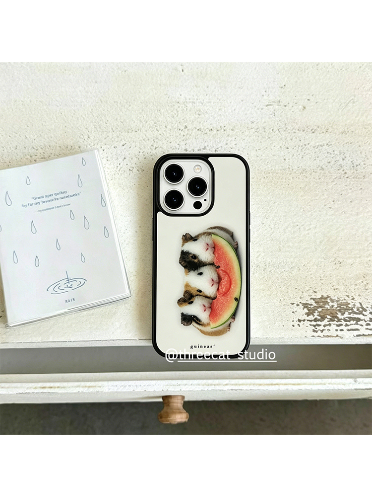 Korean Ins Guinea Pig Eat Wate - Phone Cases Korea 评论和价格