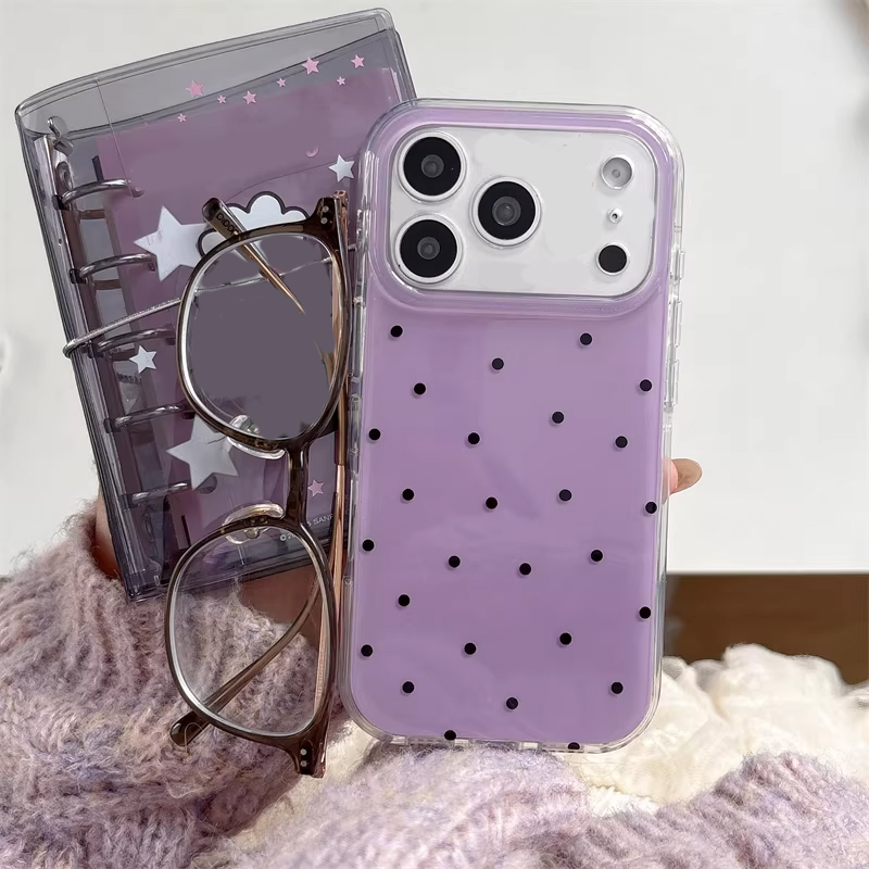 Korean Ins Girl Simple Purple  - Phone Cases For Girls 评论和价格