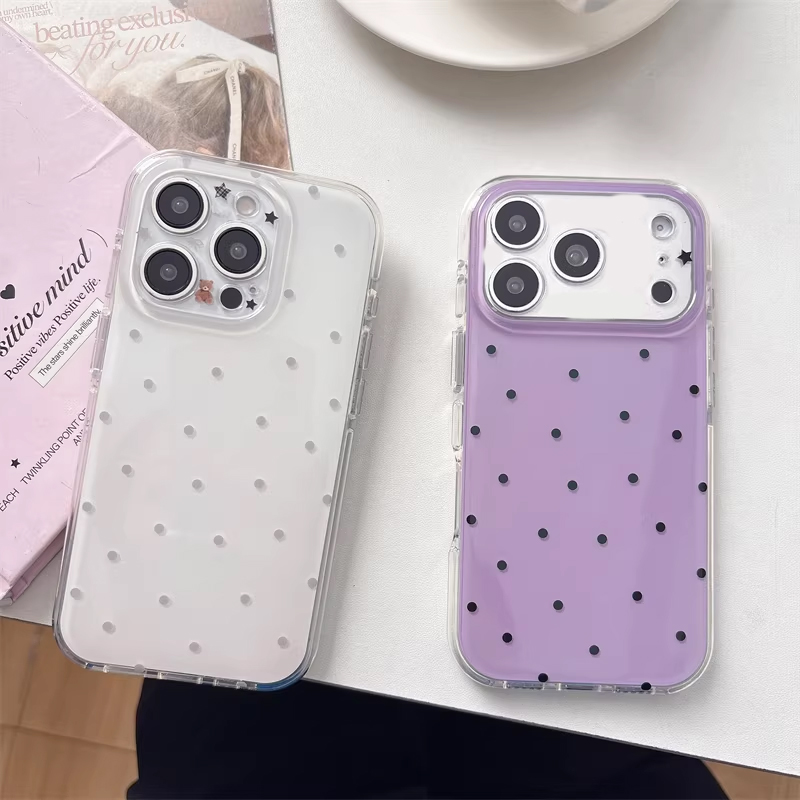 Korean Ins Girl Simple Purple  - Phone Cases For Girls 评论和价格