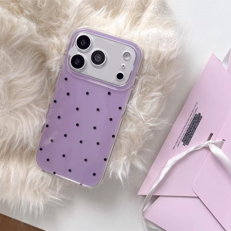 Korean Ins Girl Simple Purple  - Phone Cases For Girls 评论和价格