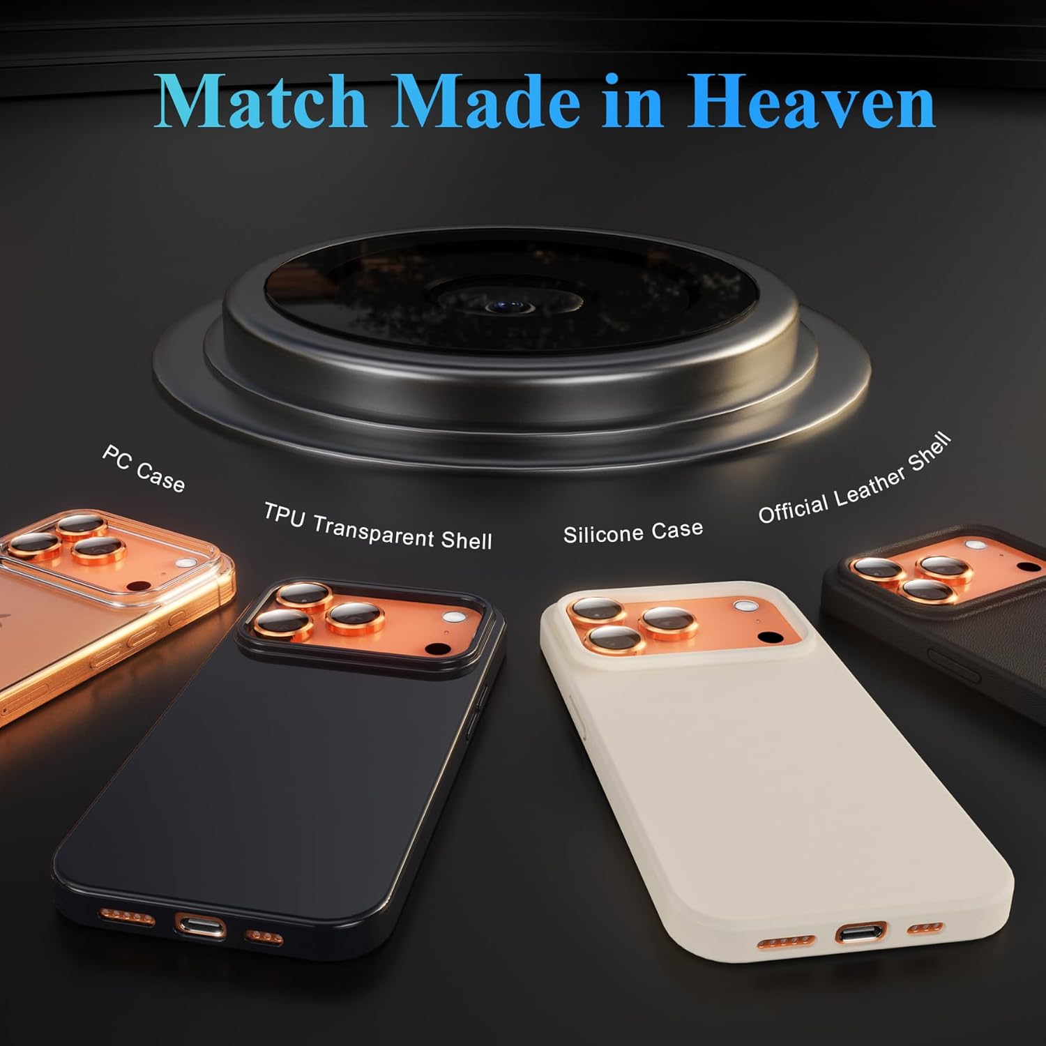 Cosmic Orange Camera Lens Prot - Phone Cases Orange 评论和价格