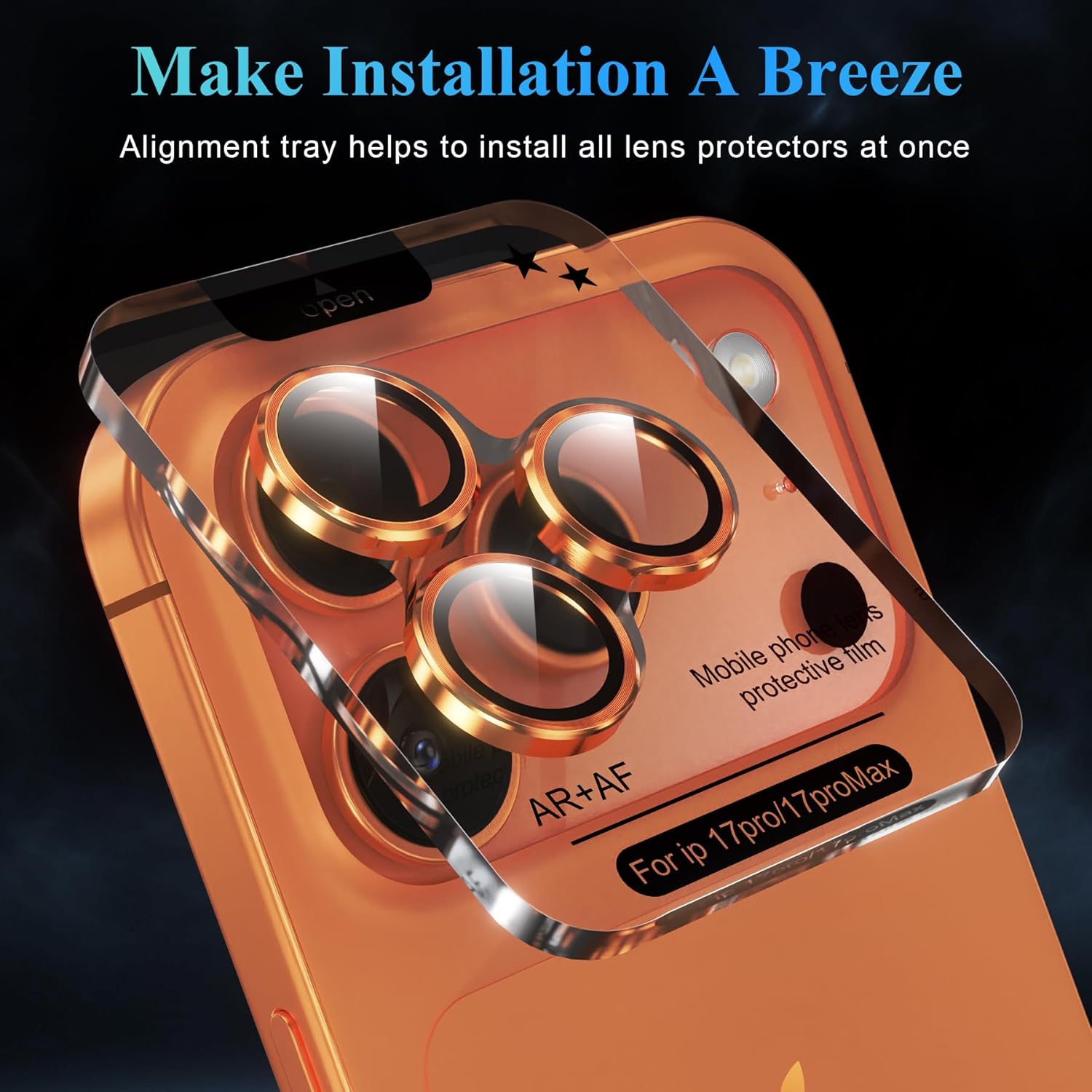 Cosmic Orange Camera Lens Prot - Phone Cases Orange 评论和价格