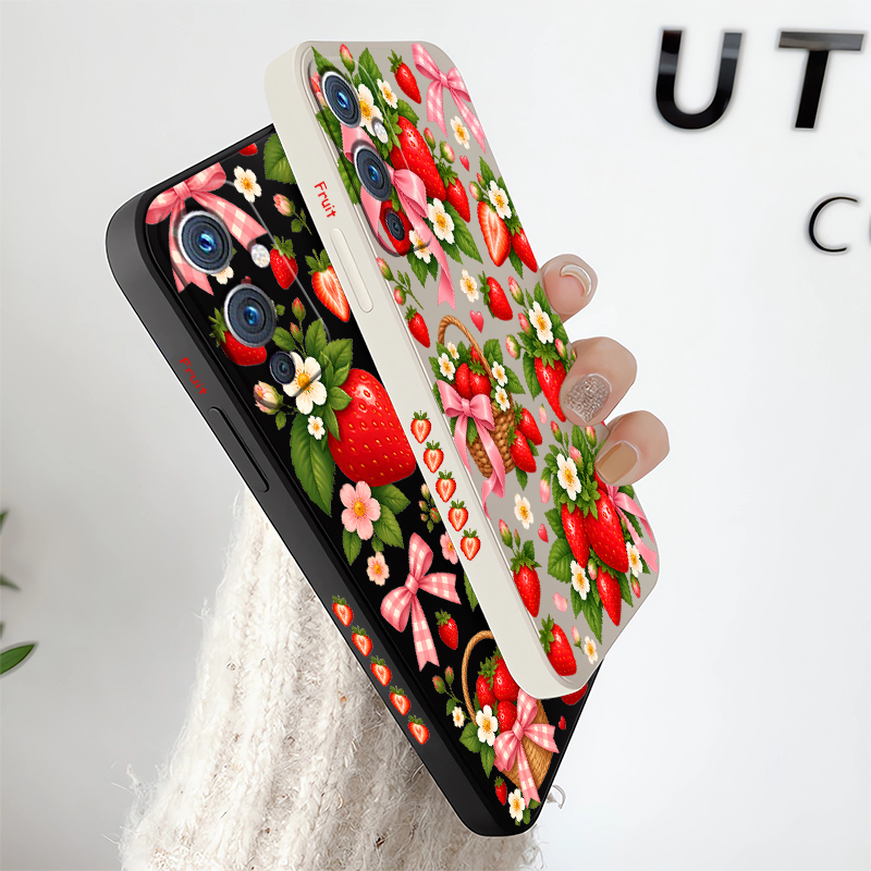 Strawberry Flower Pattern Phon - Phone Cases Oneplus 评论和价格