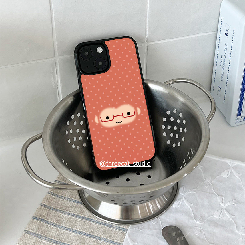 Korean Ins Cute Orange Polka D - Phone Cases Orange 评论和价格