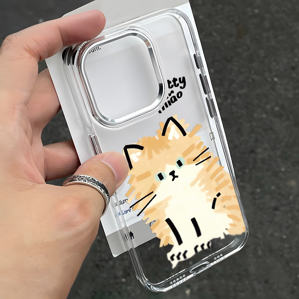 Lovely Animal Orange Cat Phone - Phone Cases Orange 评论和价格
