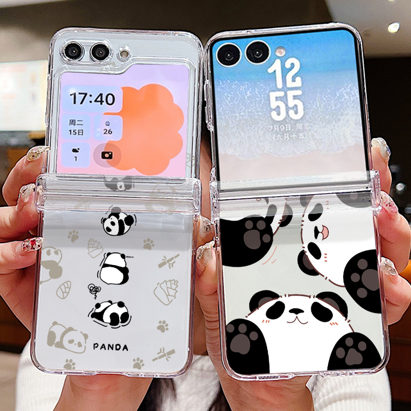 Cute Panda Pattern Phone Case  - Phone Cases Z Flip 7 评论和价格