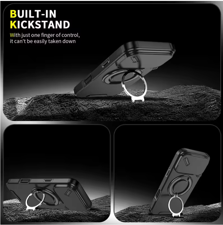 Armor Shockproof Magnetic Ring - Phone Cases Orange 评论和价格