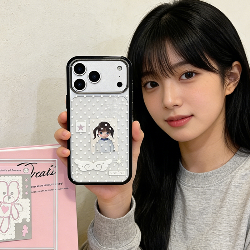 Ins Korean Girl Polka Dots Win - Phone Cases For Girls 评论和价格