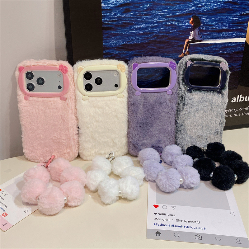 Luxury Solid Colors Furry Plus - Phone Cases Iphone 11 评论和价格