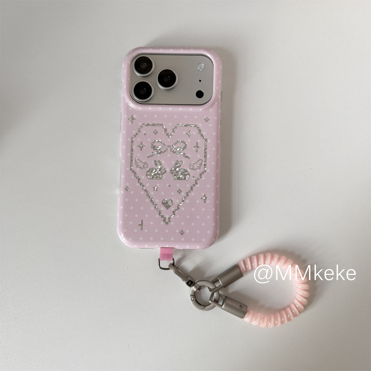 Korean Ins Pink Sweet Girl Rab - Phone Cases For Girls 评论和价格