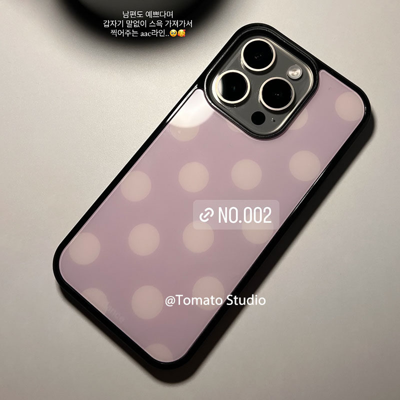 Korean Ins Fashion Purple Polk - Phone Cases Purple 评论和价格