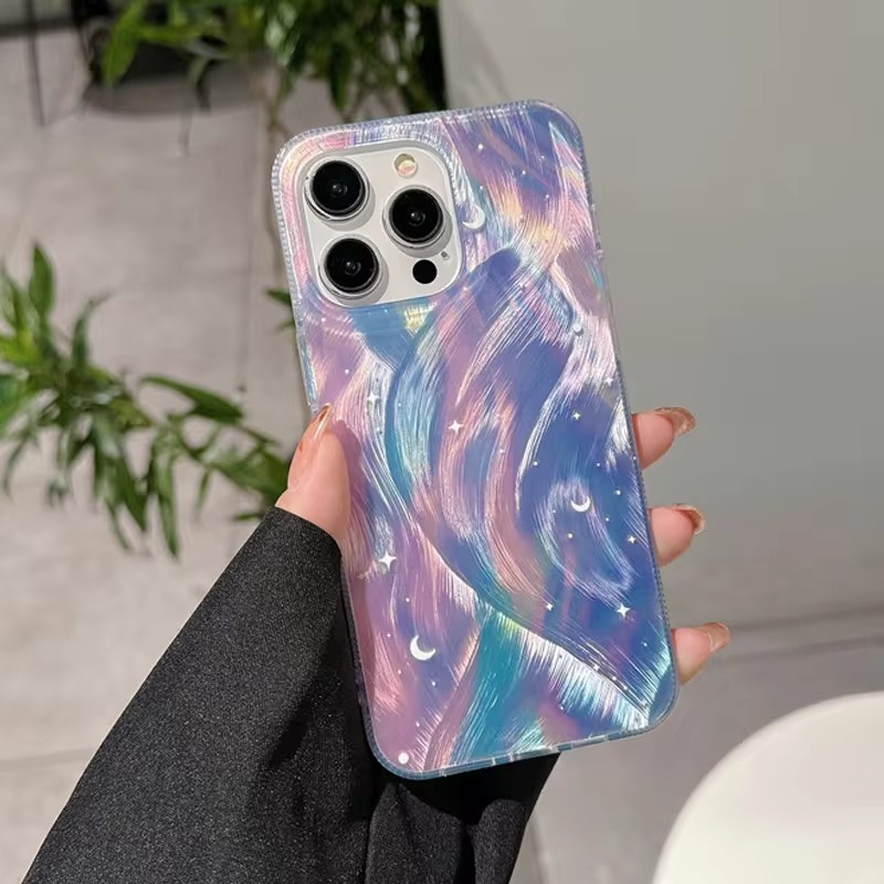 Fashion Glitter Starry Gradien - Phone Cases Xiaomi 评论和价格