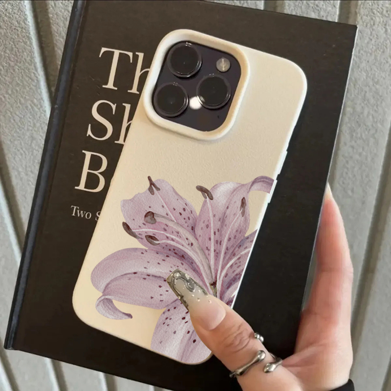 Purple Lily Flower Phone Case  - Phone Cases Purple 评论和价格