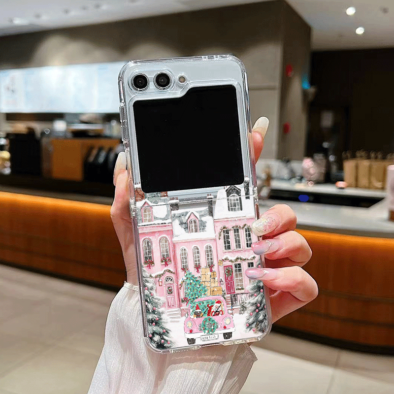 Rural Building Snow Scenery Ch - Phone Cases Z Flip 7 评论和价格