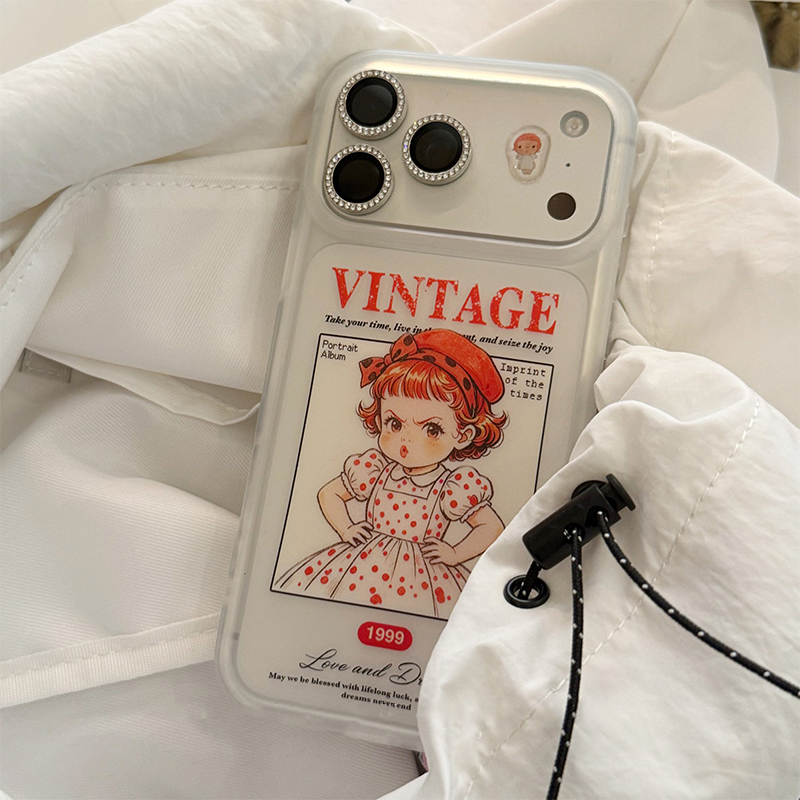 Cute Akimbo Pouting Girl Frost - Phone Cases For Girls 评论和价格