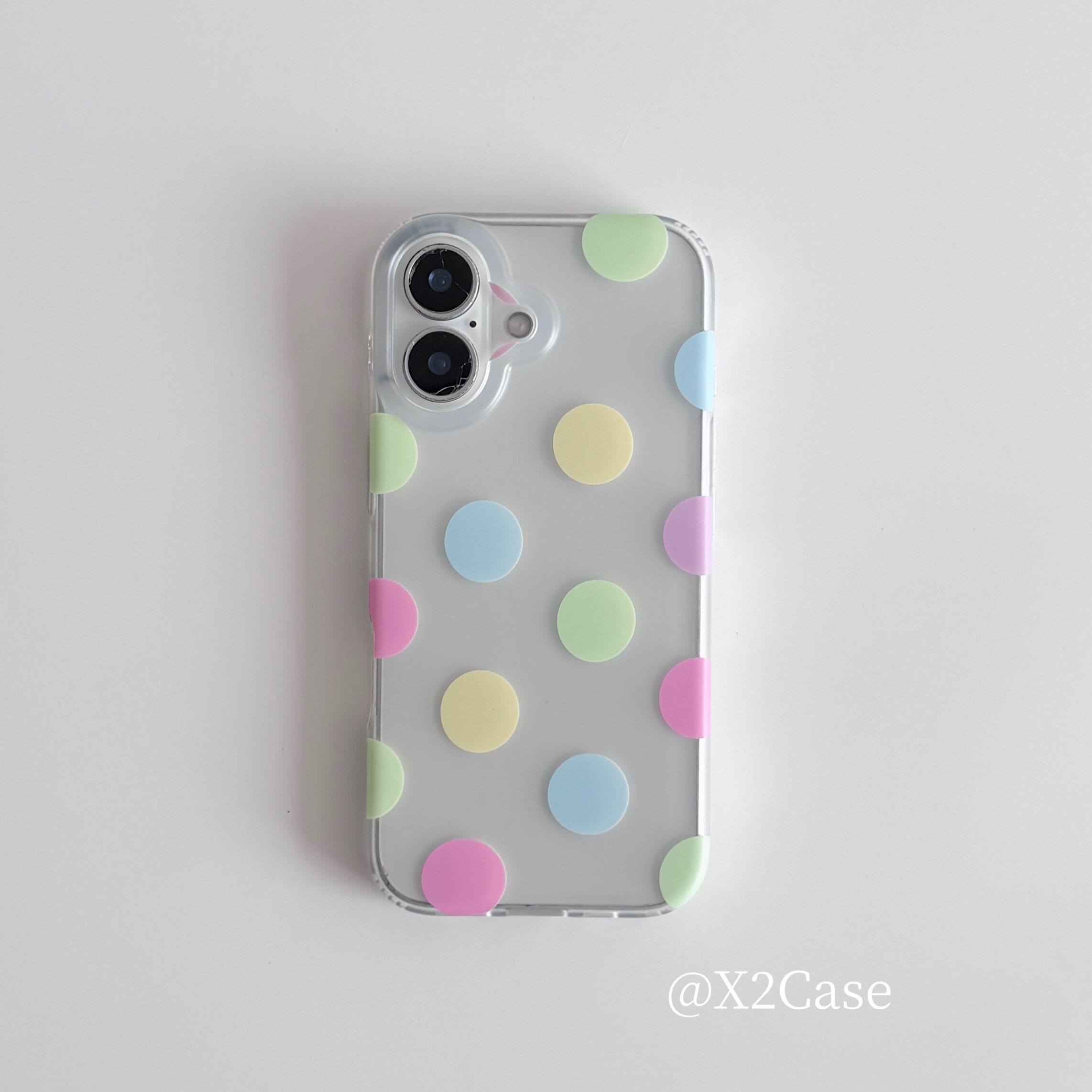 Korea Ins Colorful Polka Dots  - Phone Cases Iphone 11 评论和价格