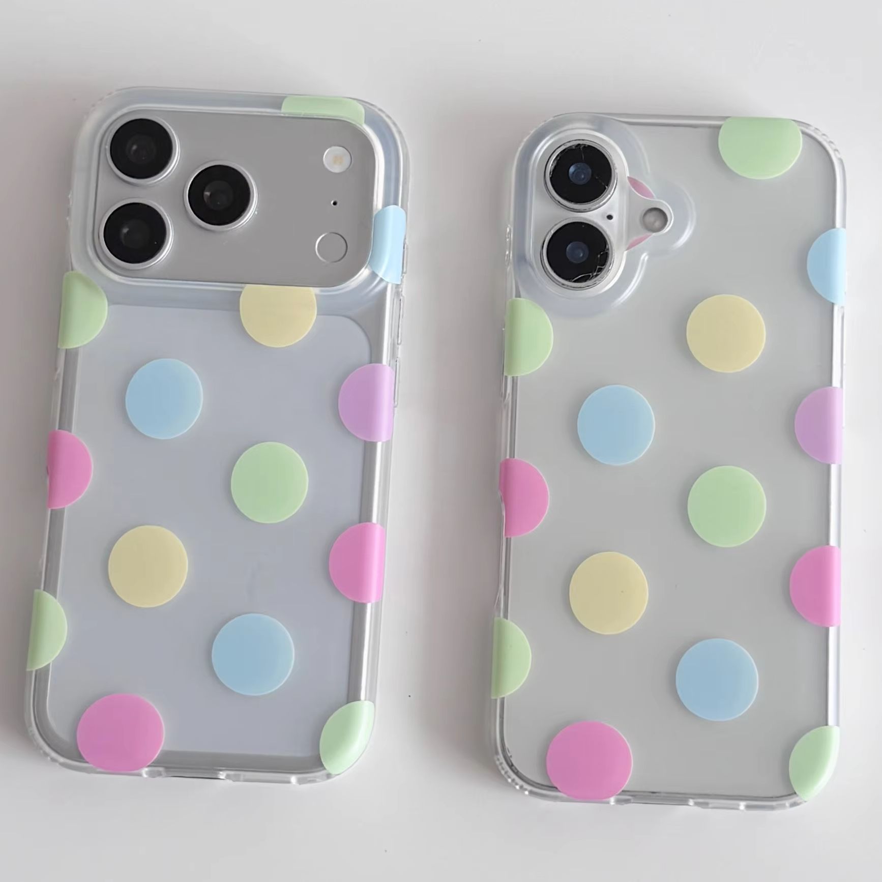 Korea Ins Colorful Polka Dots  - Phone Cases Iphone 11 评论和价格