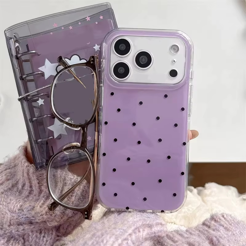 Minimalist Ins Style Purple Po - Phone Cases Purple 评论和价格