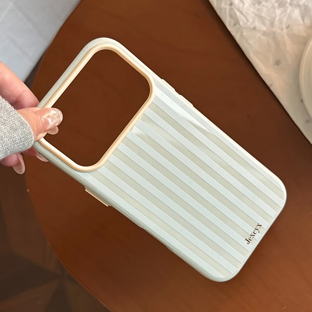Luxury Korean Fashion Stripes  - Phone Cases Korea 评论和价格