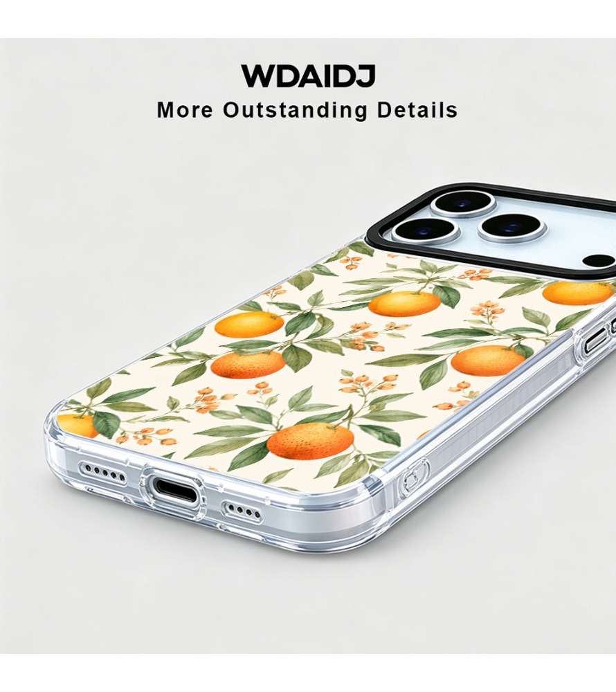Hand Drawn Orange Branch Patte - Phone Cases Orange 评论和价格