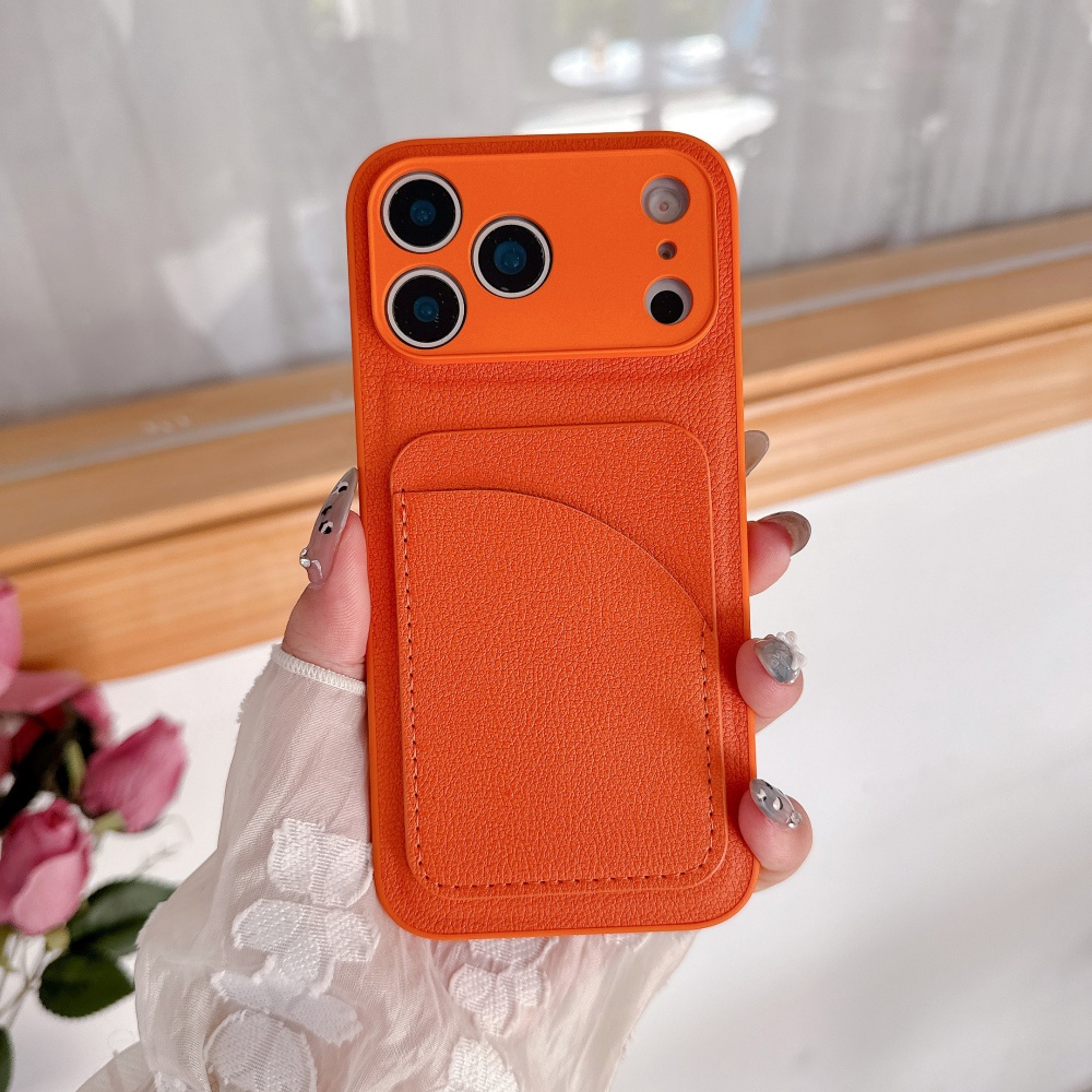 Luxury Advanced Orange Leather - Phone Cases Orange 评论和价格