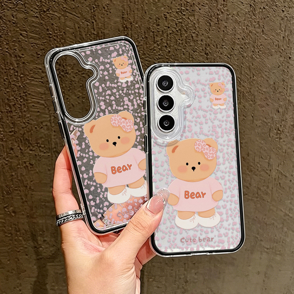 Cute Bear Two-in-one Phone Cas - Phone Cases Oneplus 评论和价格