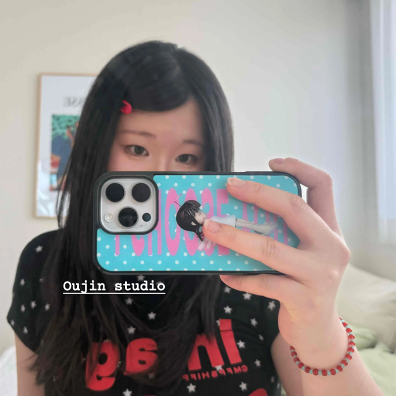 Korean Ins Polka Dots Angel Gi - Phone Cases For Girls 评论和价格