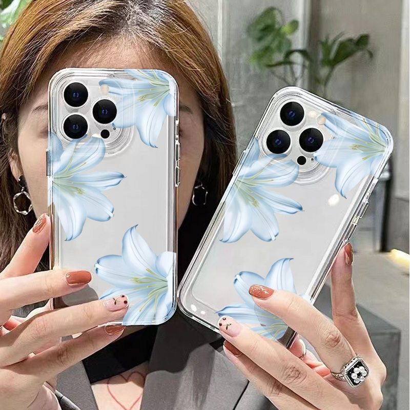 Fashion Exquisite White Lily F - Phone Cases For Iphone 13 评论和价格