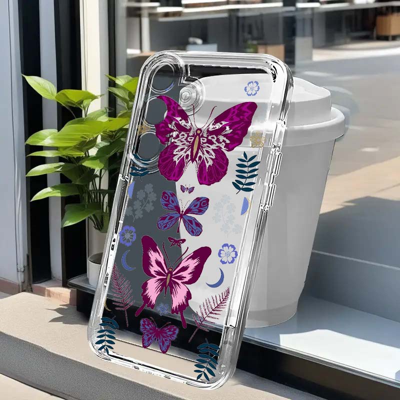 Purple Butterfly Graphic Phone - Phone Cases Purple 评论和价格