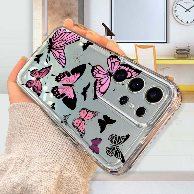 Purple Butterfly Graphic Phone - Phone Cases Purple 评论和价格