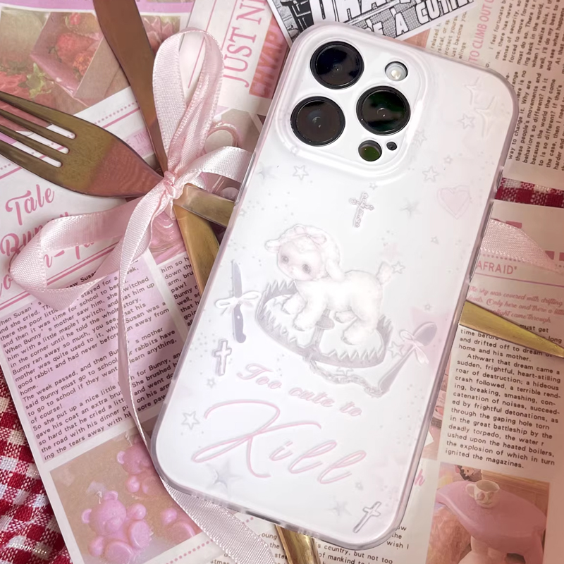 Y2k Korean INS Creative Cute P - Phone Cases For Girls 评论和价格