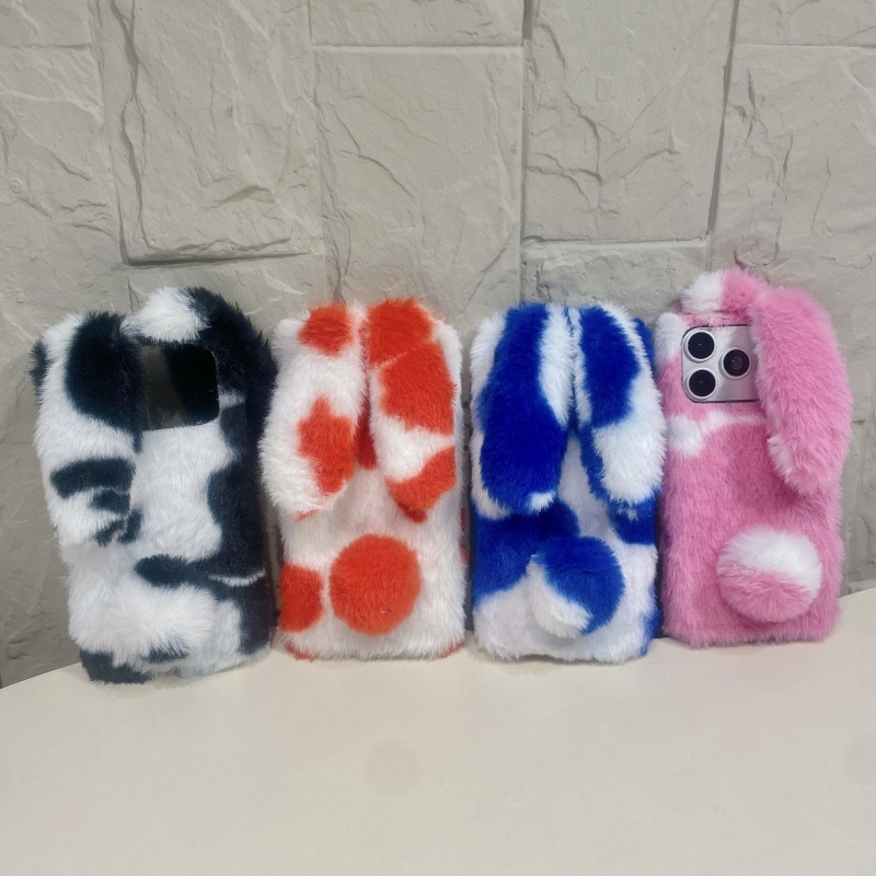 Cute Rabbit Design Fluffy Phon - Phone Cases Iphone 11 评论和价格