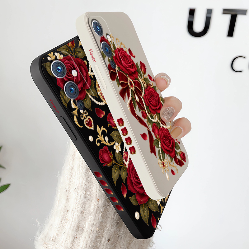 Luxury Flower Pattern Phone Ca - Phone Cases Oneplus 评论和价格