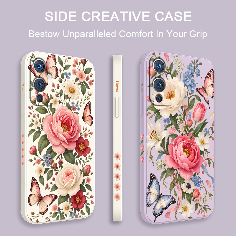 Flowers Butterflies Phone Case - Phone Cases Oneplus 评论和价格