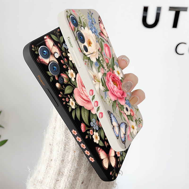 Flowers Butterflies Phone Case - Phone Cases Oneplus 评论和价格