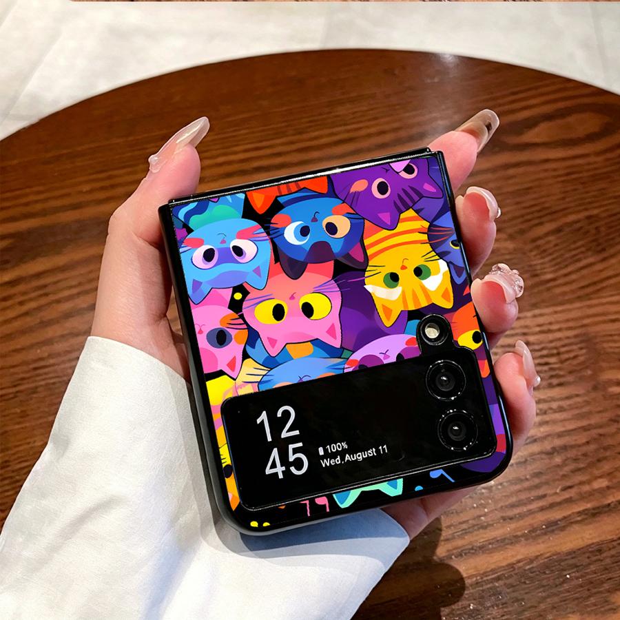 Full Cover Cat Phone Cover Cas - Phone Cases Z Flip 7 评论和价格