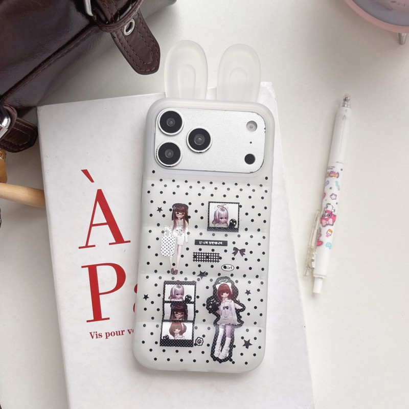 Japanese Y2K Cute Bunny Ear Ph - Phone Cases For Girls 评论和价格